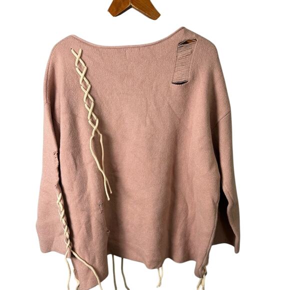 POL Women’s Luxe Distressed Sweater sz M Super Soft NWOT # H600-A - Picture 4 of 13